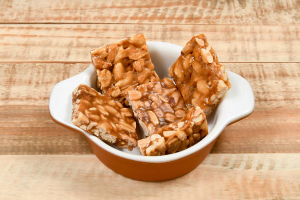 istock Pe de moleque, typical Brazilian peanut sweets eaten at the June parties 1313388124