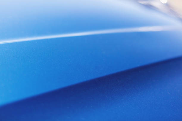 istock Blue Automobile Hood Metallic Surface Background Photo Series 1313389571