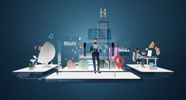 istock Future technology business marketing concept 1313390573