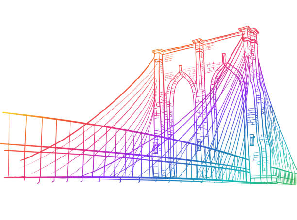 Brooklyn Bridge Rainbow Stock Illustration - Download Image Now - Bridge - Built Structure, Sketch, Brick - iStock Brooklyn Bridge Rainbow Stock Illustration - Download Image Now - Bridge - Built Structure, Sketch, Brick - iStock