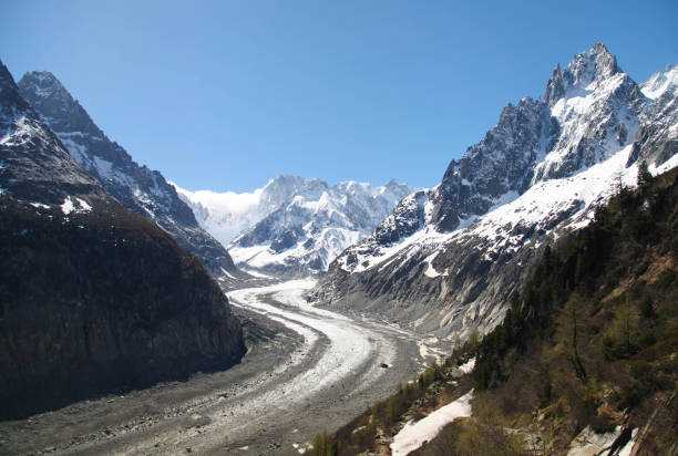 istock Glacier in the Alps. Beatiful mountains. 1313409808