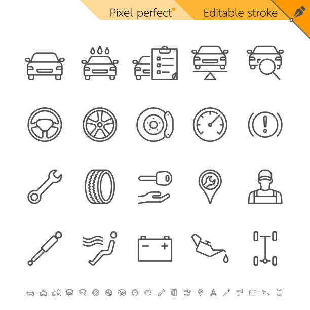 auto_service - car stock illustrations