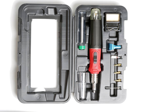 istock red gas soldering iron in black plastic box 1313412699