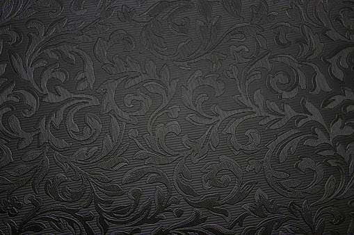An elegant floral textured black background with reflective dual tone shades. Great for wallpapers and textured pattern briefs.