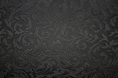 Elegant Black Floral Textured Background | Exquisite Dual Tone Black Floral Texture