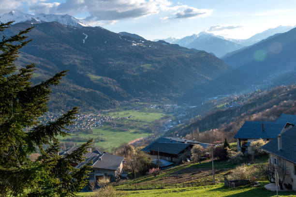 istock Tarentaise french alps mountains by spring 1313416734