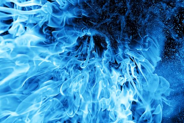 Flame background Flame background blue flames stock pictures, royalty-free photos & images