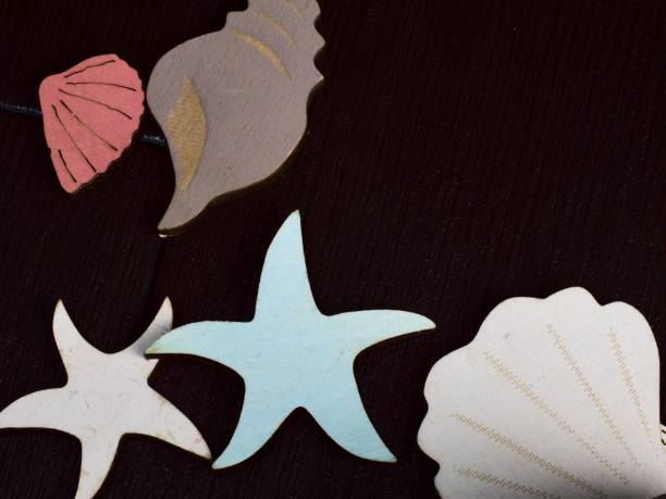 istock Ocean themed wooden decorations 1313419445