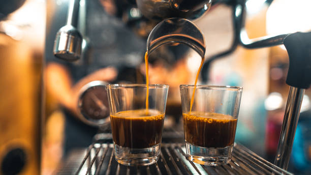 istock Espresso in a mug from a home maker 1313420293