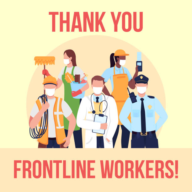 Frontline Graphics Sample Frontline Workers Group Illustrations, Royalty-Free Vector Graphics ...