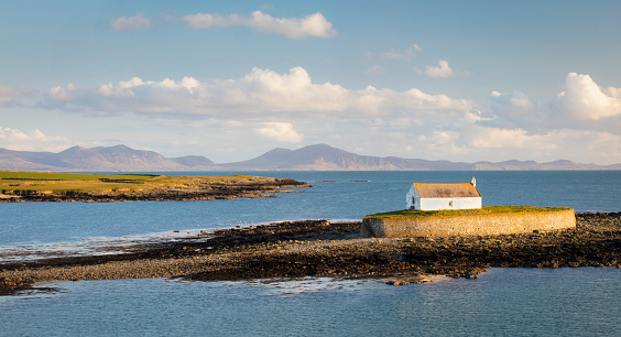 St Cwyfan's church, the 