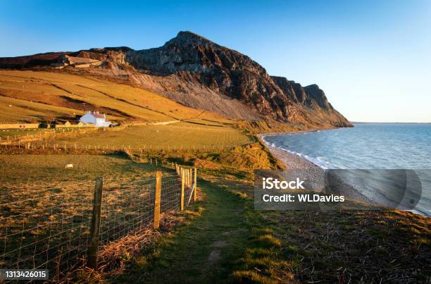 North Wales Coastline Stock Photo - Download Image Now - Wales, UK, Farm