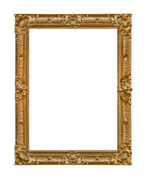istock Old wooden picture frame 1313429169