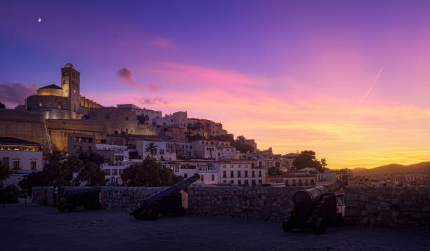 istock Sunset in Dalt Vila,Ibiza,Spain 1313449260
