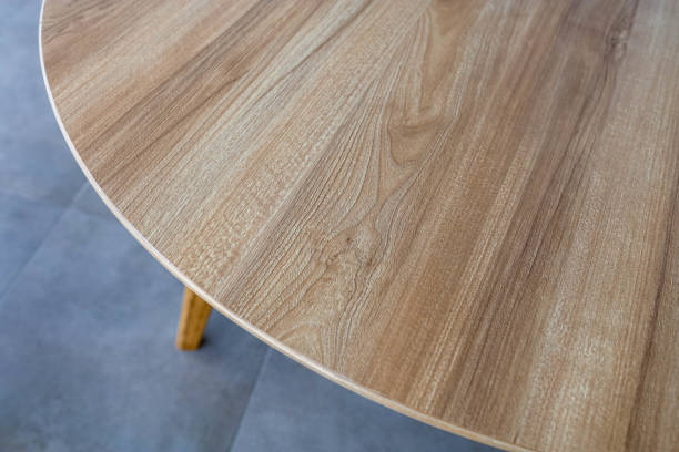 istock solid wood table top, texture of a wooden table board. 1313449967