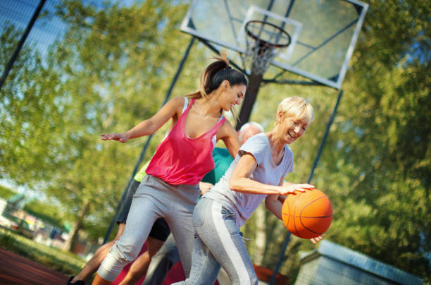 istock Basketball game with family. 1313456122