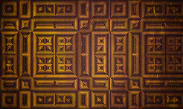 istock Vintage art deco background 1313456412