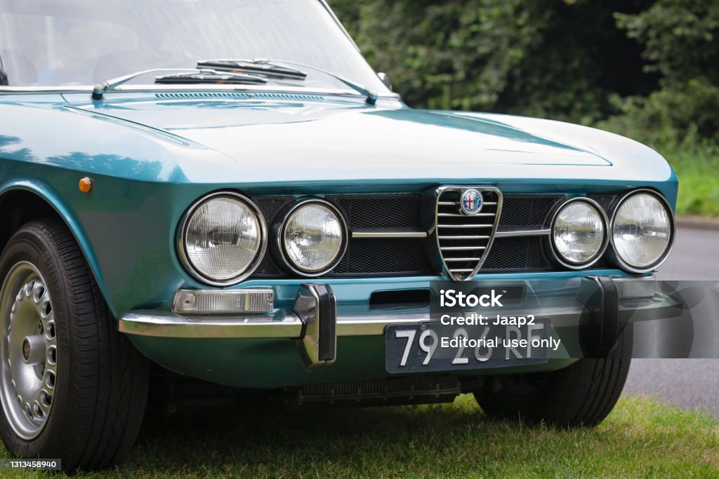 Dutch Classic 1971 Alfa Romeo 1750 Gtv Car Stock Photo - Download Image Now  - Alfa Romeo, Antique, Asphalt - Istock