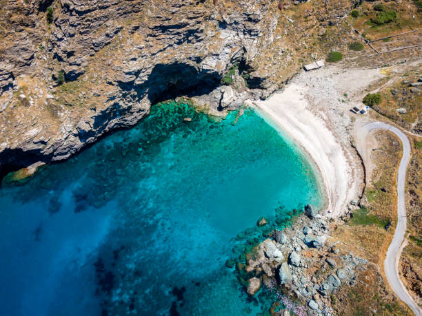 istock The secluded Syneti beach on Andros island 1313460309