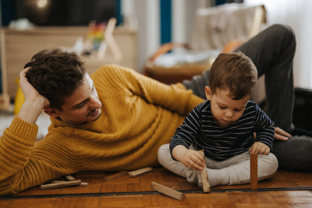 istock Enjoying leisure games at home 1313467861