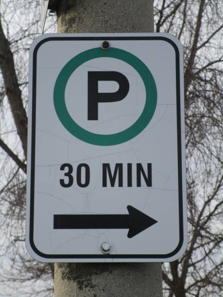 istock Limited Parking Sign 1313468570