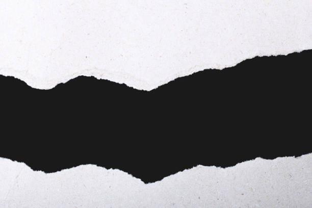 istock Piece of torn black paper, space for copy 1313469178