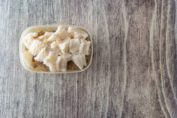 istock Cleaned beef Honeycomb tripe ready for cooking 1313470944