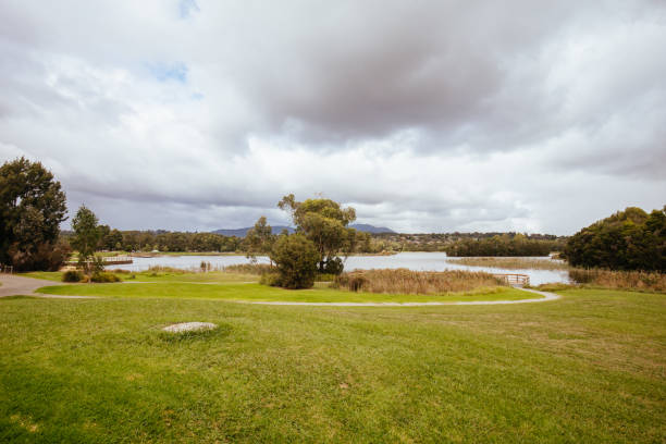istock Lilydale Lake and Playground in Australia 1313474217