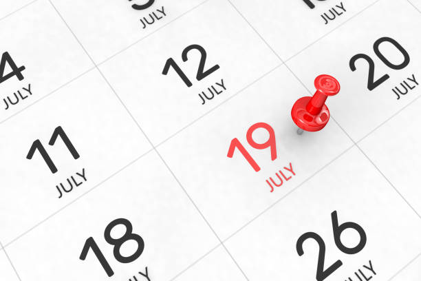 istock 3d rendering of important days concept. 1313482091