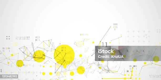 Geocomputing Background Image Technology Background With Plexus Effect Big Data Concept Binary ...