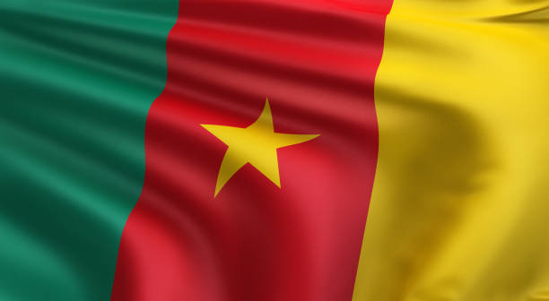 istock Cameroon flag Stock photo 1313484858