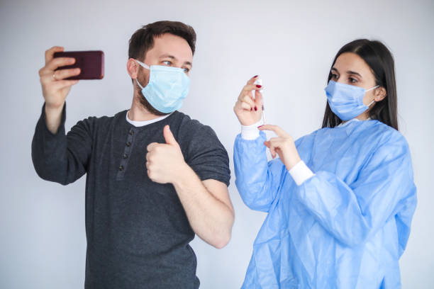 istock Covid 19 Vaccine Selfie And Hope 1313485004