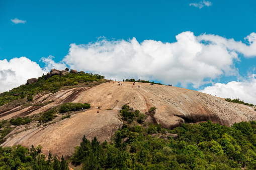 The Laojun Mountain, Luanchuan County, Luoyang City, Henan Province.\nLaojun Mountain is the main peak of the eight hundred li Funiu Mountain range in the rest of the Qinling Mountains, with an altitude of 2217 meters. It was formed in the continental mountain building movement 1.9 billion years ago. In the thirty-one year of Wanli (1603), Emperor Shen of the Ming Dynasty decreed that Laojun Mountain was \