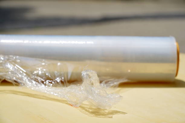 istock Roll of plastic film 1313490787