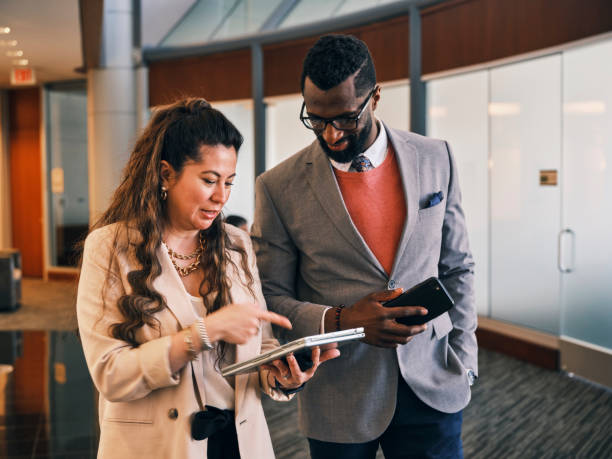 istock Business Team in an Office Lobby 1313498320