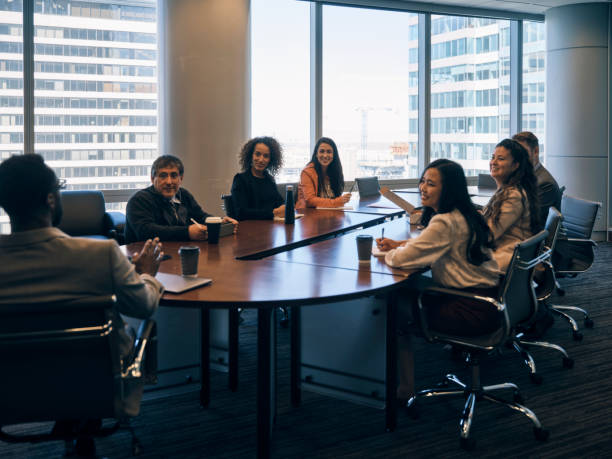 istock Office Team in a Meeting Room 1313498401