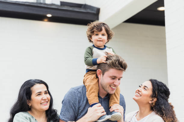 istock Multi-generational family enjoy time together 1313504005