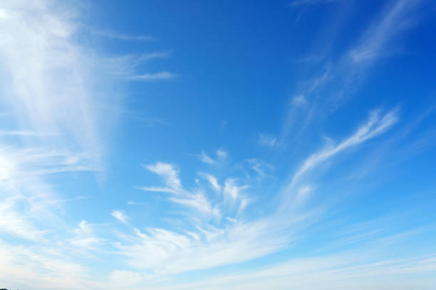 istock blue sky with clouds on a bright Sunny day. space for copying text 1313515814