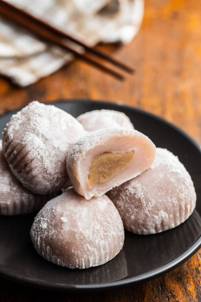 istock Sweet japanese mochi dessert. 1313515957