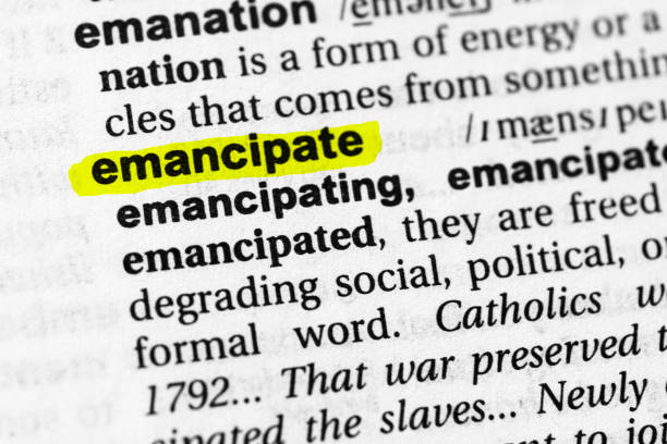 istock Highlighted word emancipate concept and meaning 1313516779
