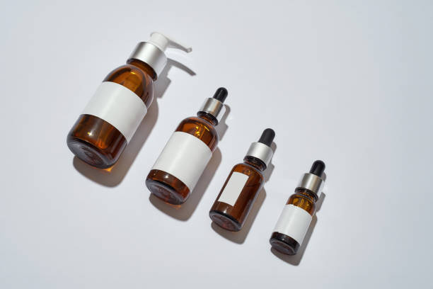istock Cosmetology bottles for daily care therapy 1313522360