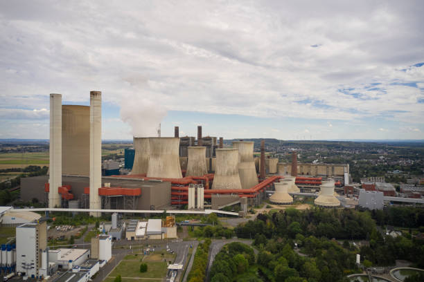 istock Drone Aerial View on a Coal Power Plant 1313524669
