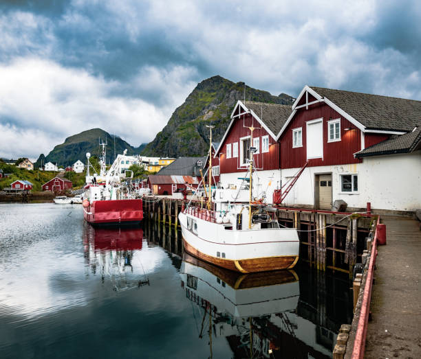 istock Fishing in the Lofoten islands 1313530209