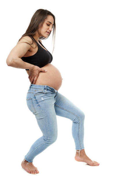 cantante relajado Hazlo pesado 5.400+ Jeans Para Embarazadas Fotografías de stock, fotos e imágenes libres  de derechos - iStock