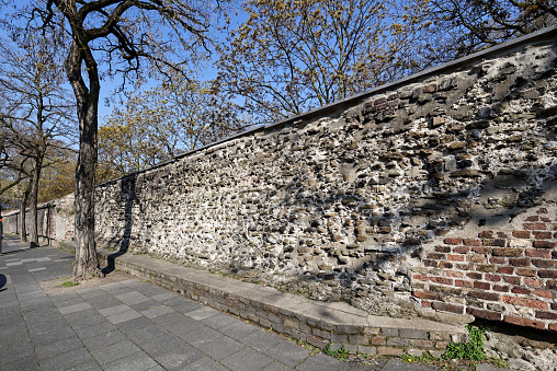 part of the ancient roman city wall cologne