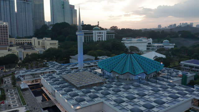 National Mosque of Malaysia Aerial view