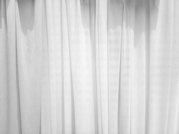 istock Soft white curtains are simple yet elegant for graphic design 1313549949
