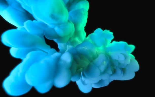 istock Abstract formed by color dissolving in water 1313555868