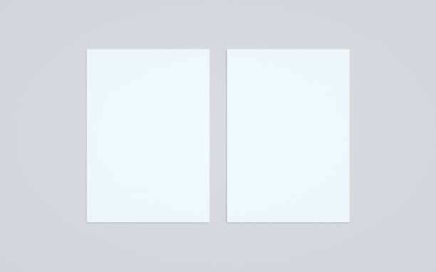 istock A4 Flyer / Letterhead Mock-Up - Two Flyers 1313556889