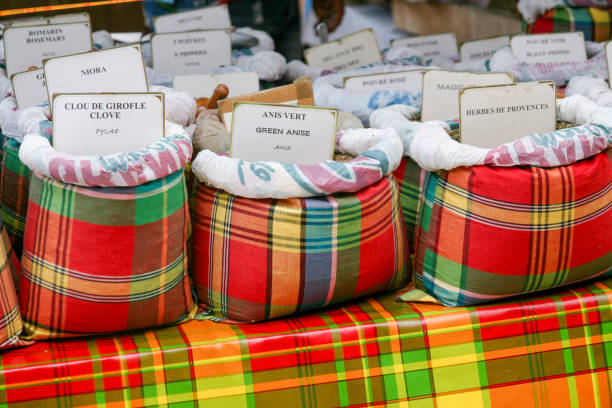 istock Spice Market in Marigot Town, St. Maarten 1313558092